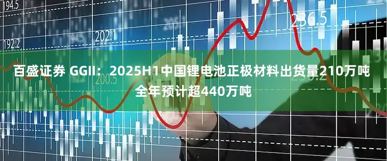 百盛证券 GGII：2025H1中国锂电池正极材料出货量210万吨 全年预计超440万吨